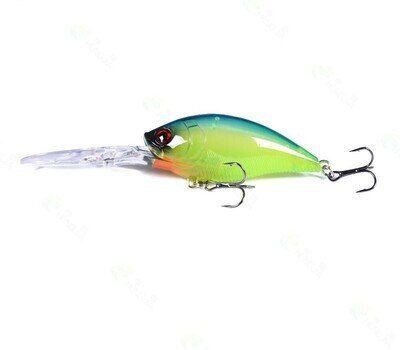 Deep Diving Crankbait (12'+) - Blue Treuse