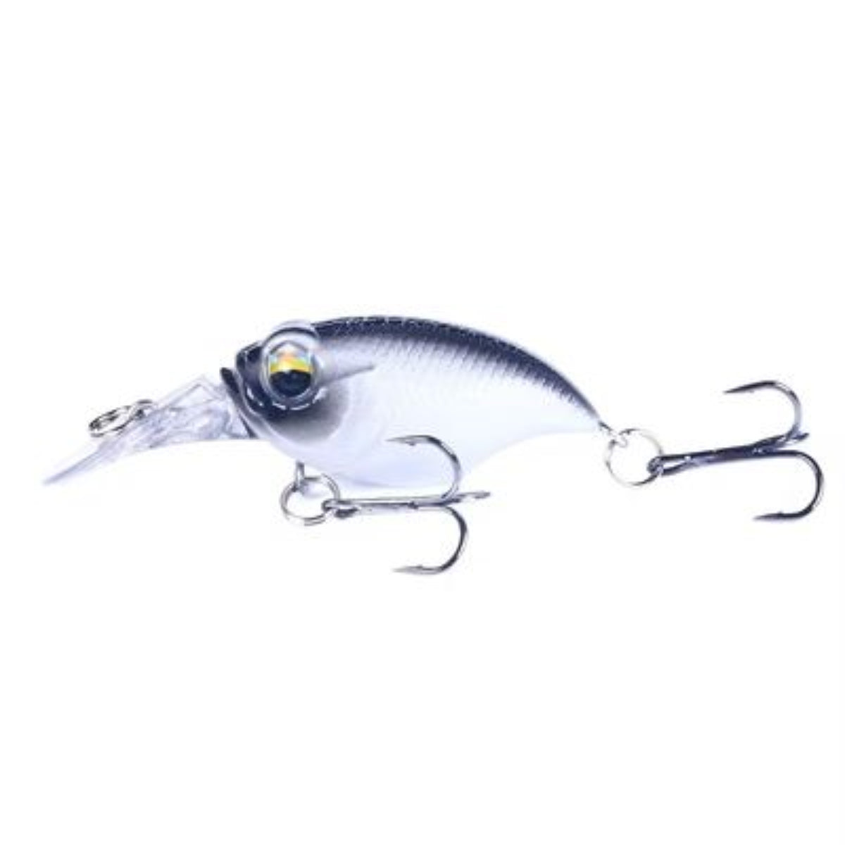 Mini Crankbait (0 - 3') - White Black
