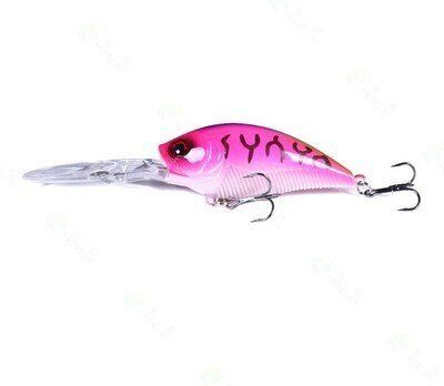 bass lures crankbait Just Lures Fishing Deep Diver Crankbait (12'+)