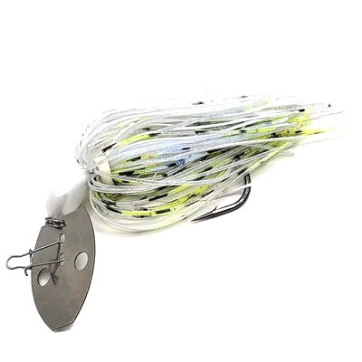 Vibrating Jig - White Chartreuse Illusion