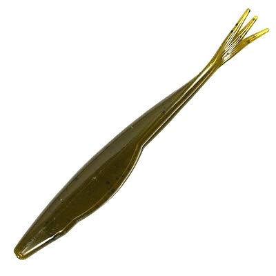 Triple Tail Jerk Shad - Green Pumpkin