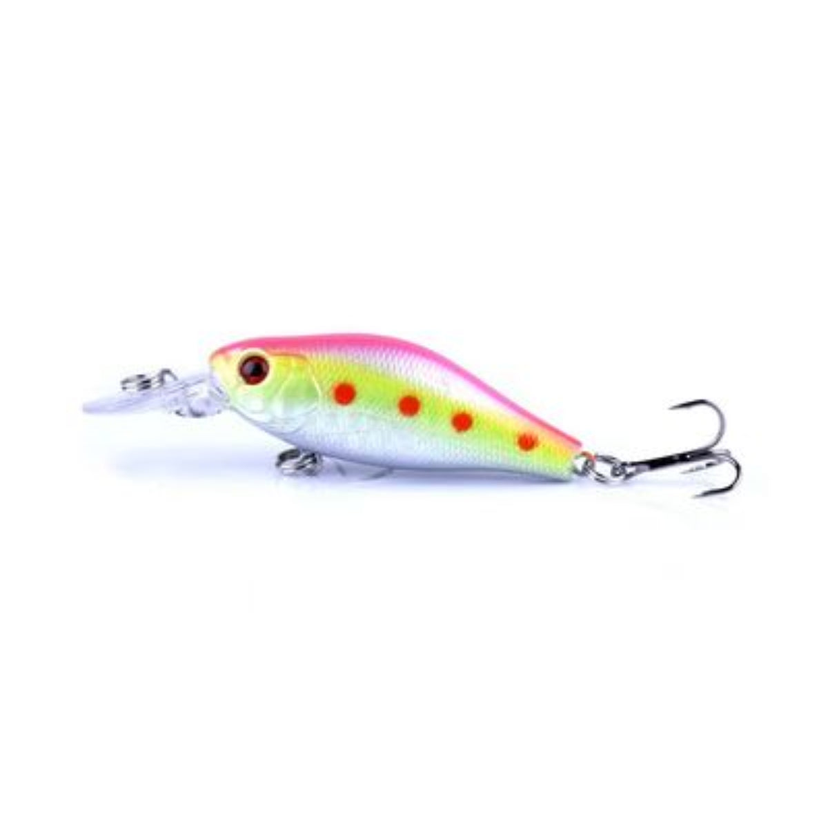 Mini Minnow (0 - 3') - Chartreuse Dots
