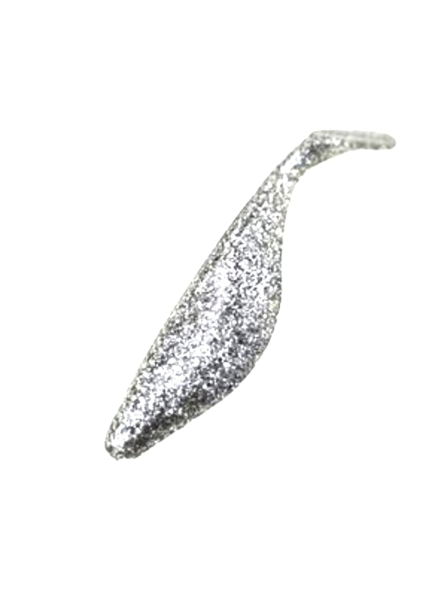 Shad 4" - Silver Glitter