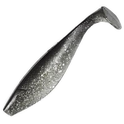 Swim Shad 5" - Black Silver Glitter