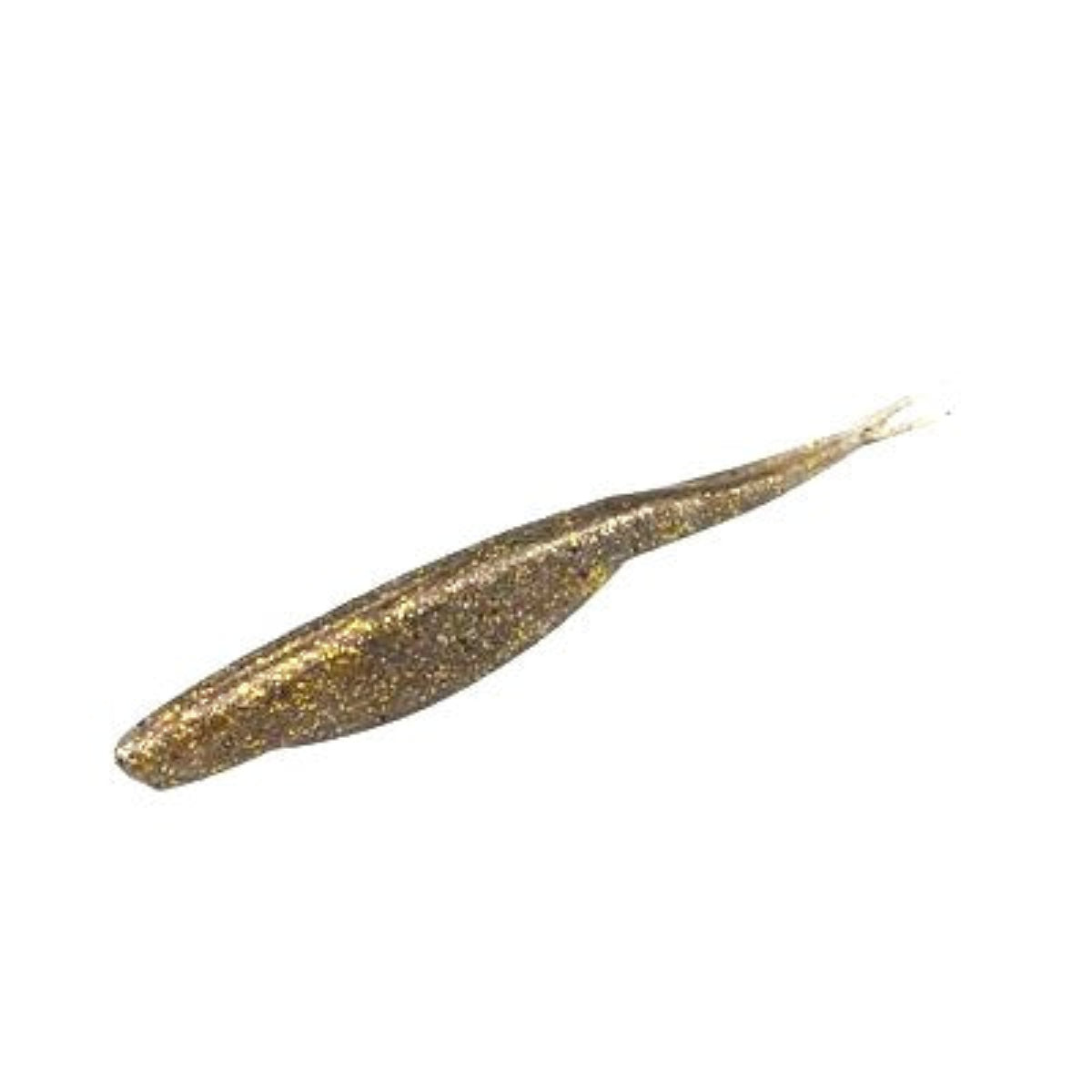 Split Tail Jerk - Clear Gold Flakes