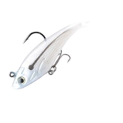 Max Shad Swimbait 5 - White Black Stripe