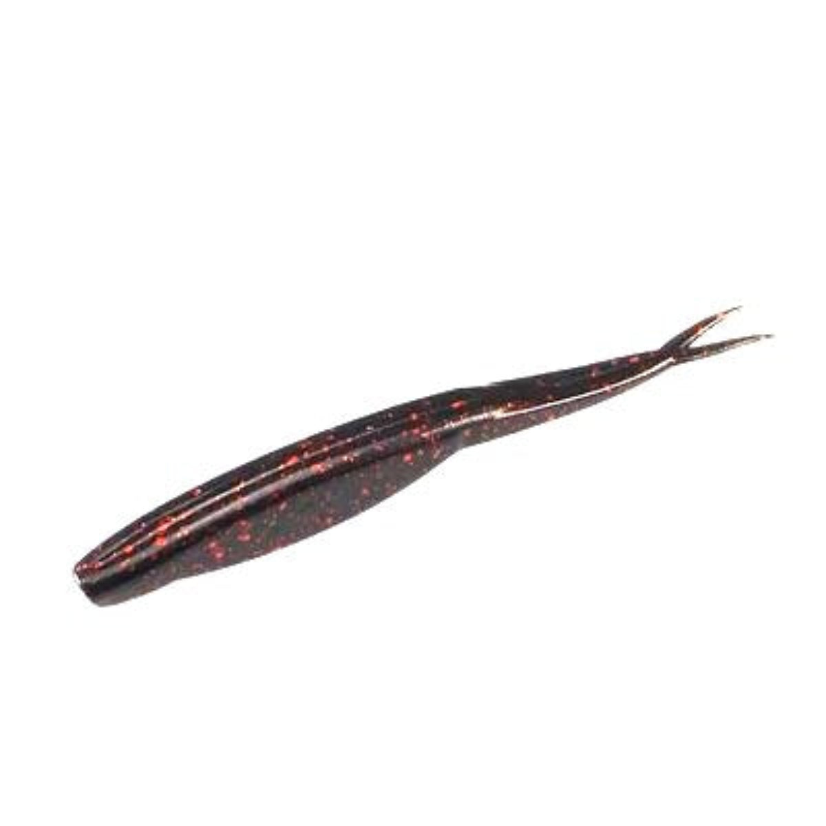 Split Tail Jerk - Black Red Flakes