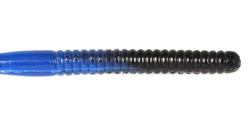Ribbon Tail Worm 6" - Black / Blue Swirl