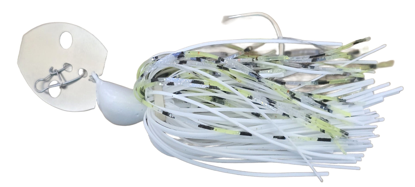 Chatter Jig - White Chartreuse Illusion