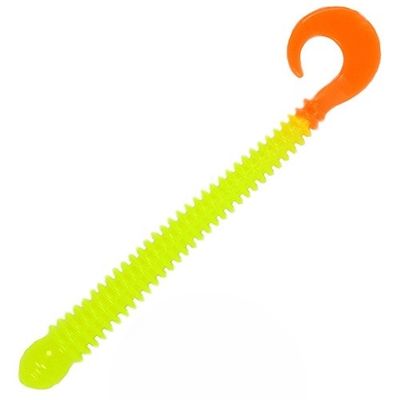 Ring Worm 4" -  Chartreuse Orange Tail