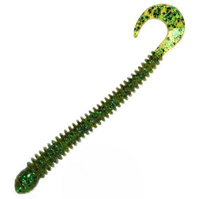 Ring Worm 4" -  Pumpkin Green