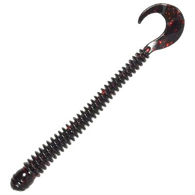 Ring Worm 4" -  Black Red Flake