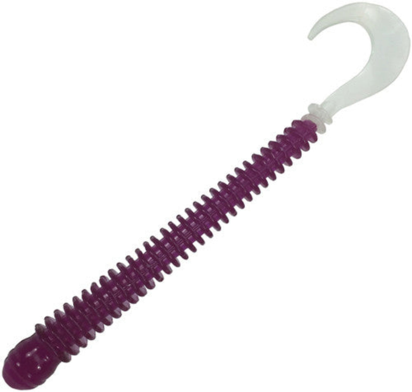 Ring Worm 4" -  Purple Glow Tail